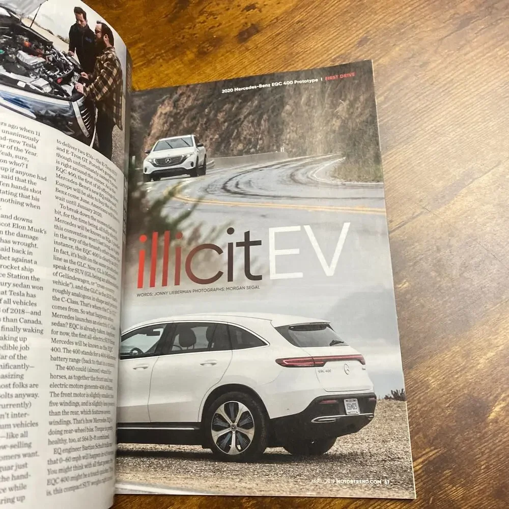MOTOR TREND MAGAZINE-------APRIL 2019